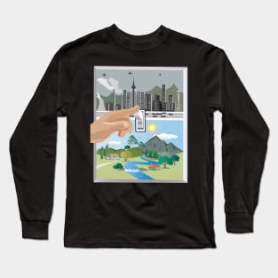 Switch to natural Long Sleeve T-Shirt